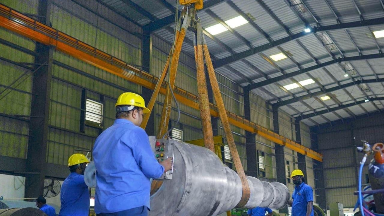 TurboDyne workshop floor in Jubail Industrial City