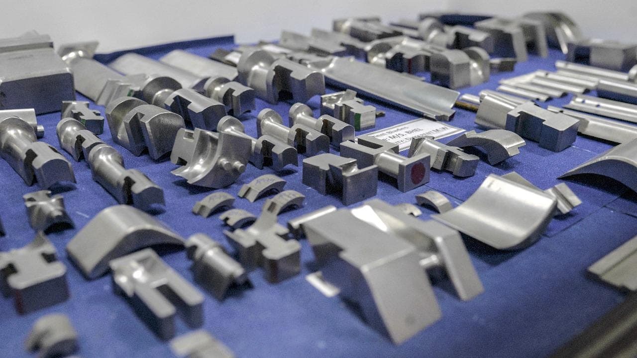 Component manufactured at the TurboDyne works