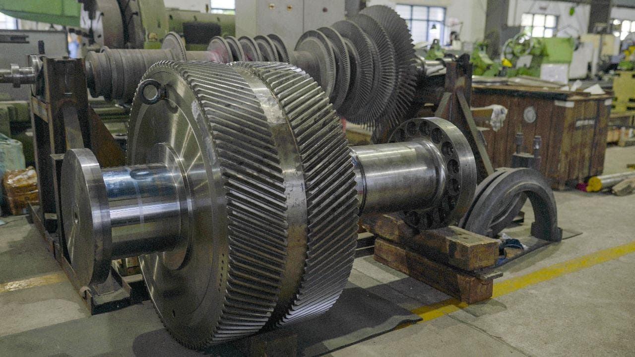 Component manufactured at the TurboDyne works