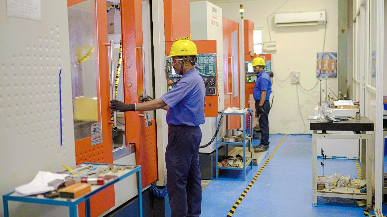 Inside the TurboDyne works at Jubail Industrial City