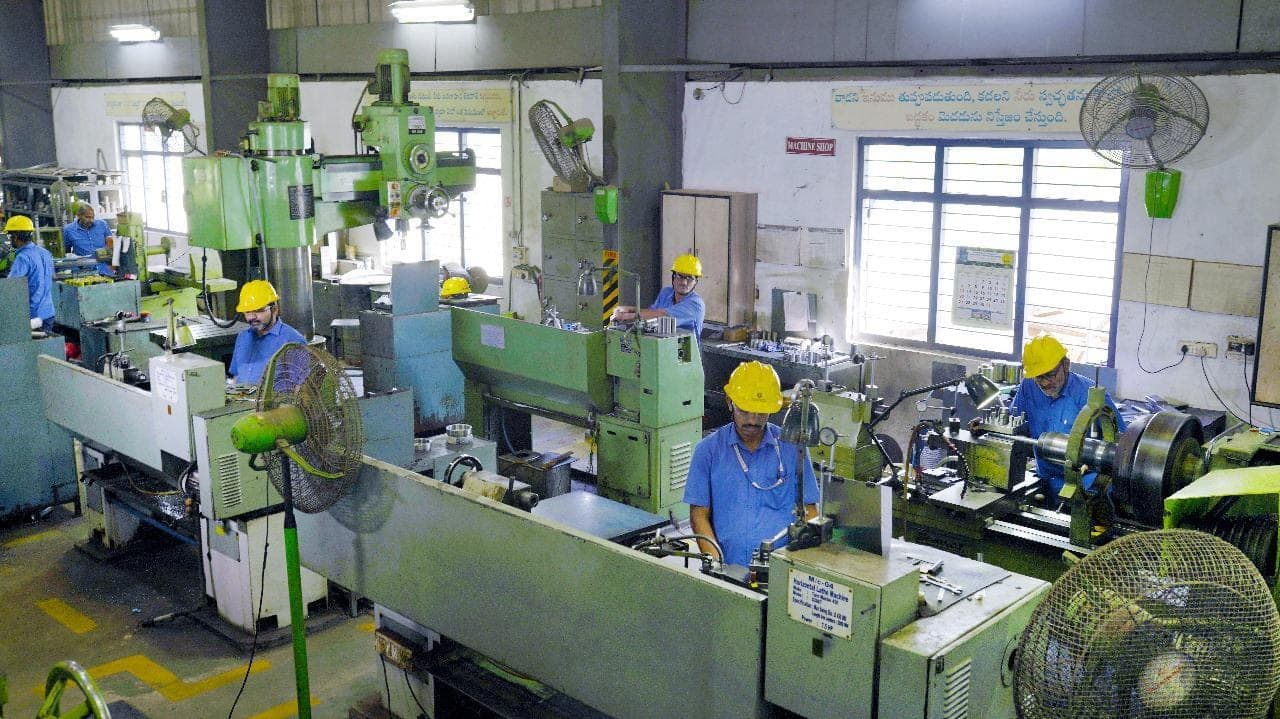 Inside the TurboDyne works at Jubail Industrial City