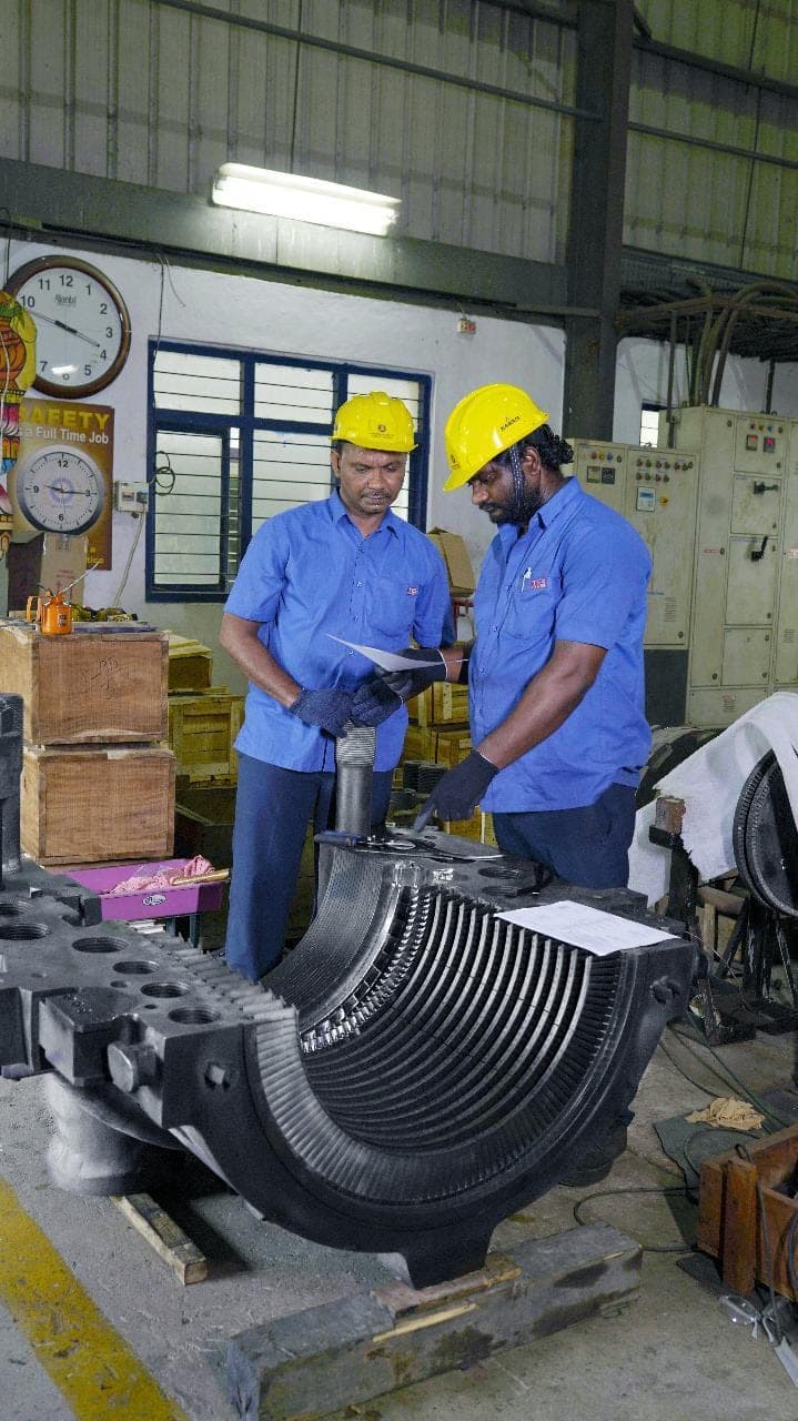 Inside the TurboDyne works at Jubail Industrial City