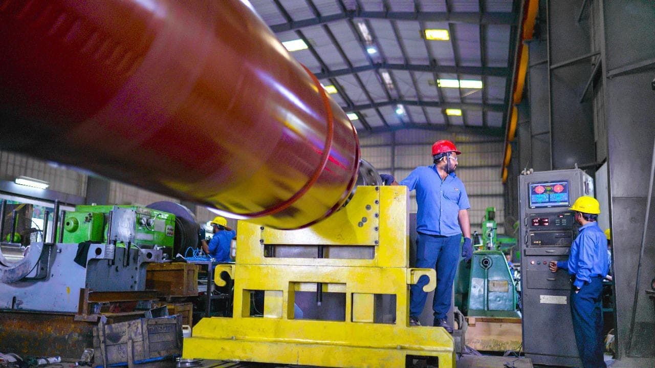 Inside the TurboDyne works at Jubail Industrial City
