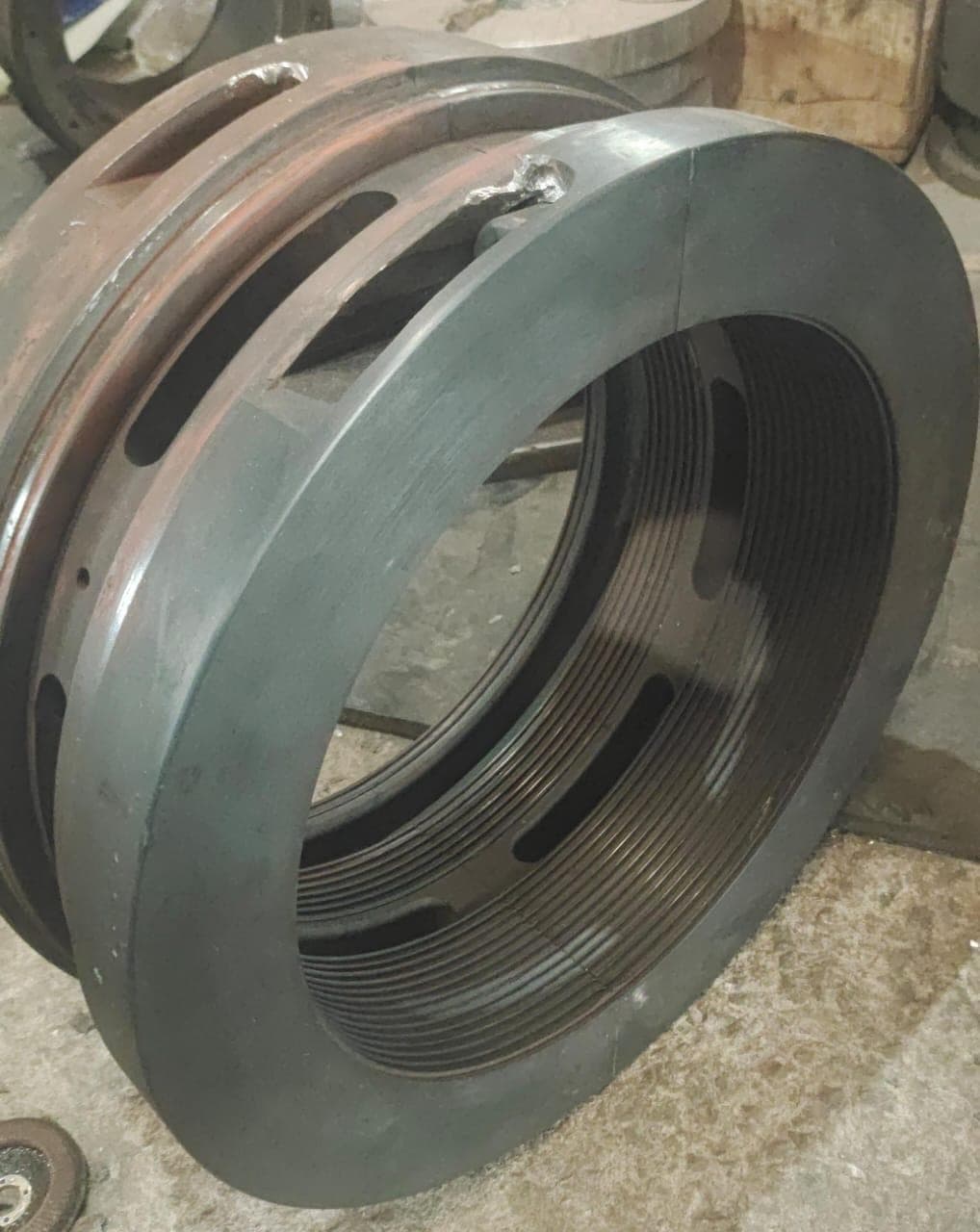 Component manufactured at the TurboDyne works